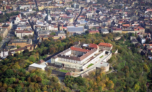 Aerial photography of Spilberk